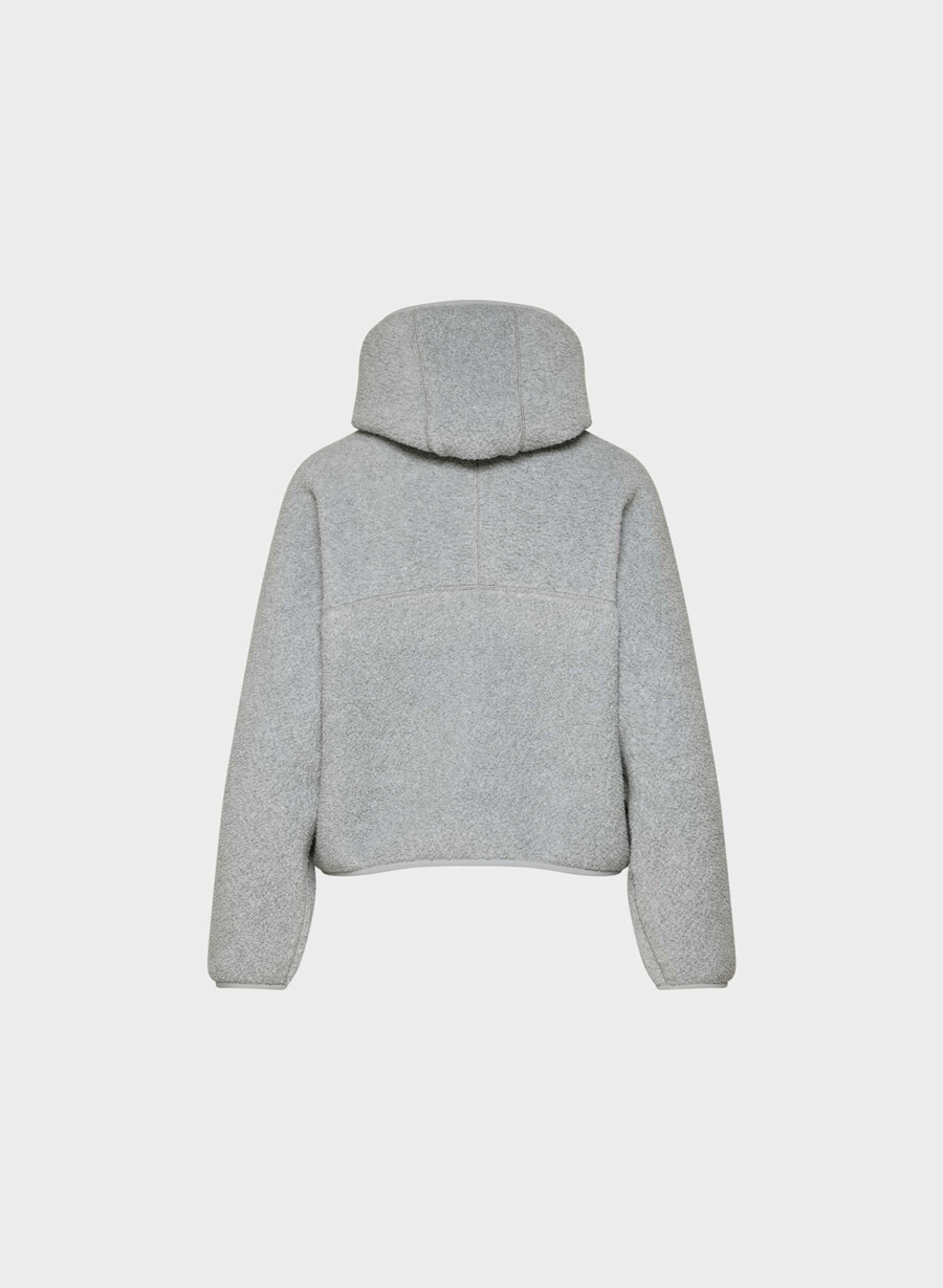 hanorac polartec thermal pro cu fermoar 12 și șolduri înalte heather athletic green