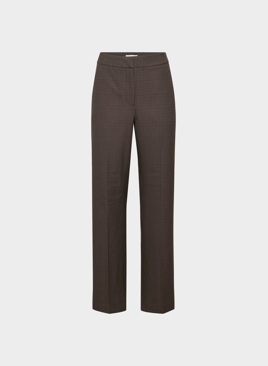 pantalonii limitless - twill sanford chk rm brblk
