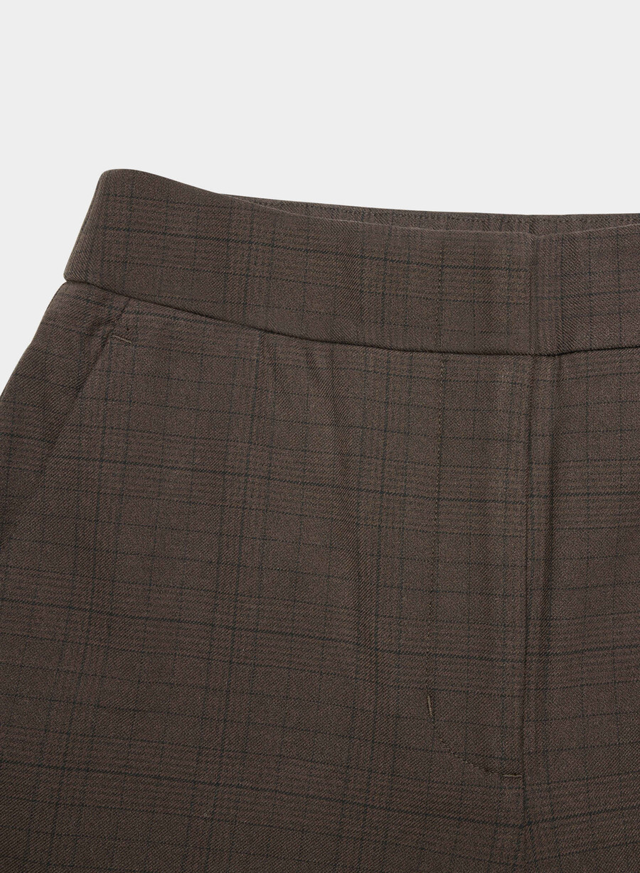pantalonii limitless - twill sanford chk rm brblk