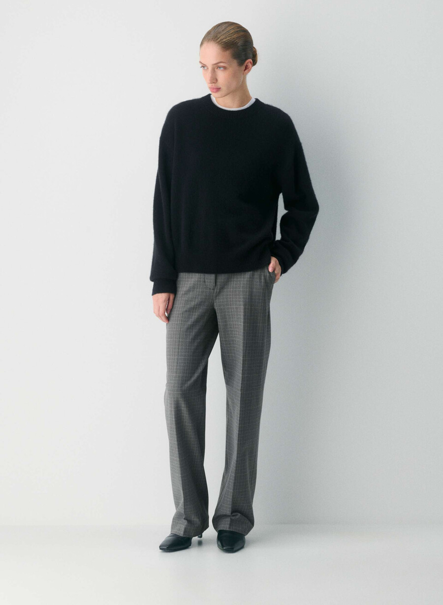 pantalonii limitless - twill sanford chk h chrn tp