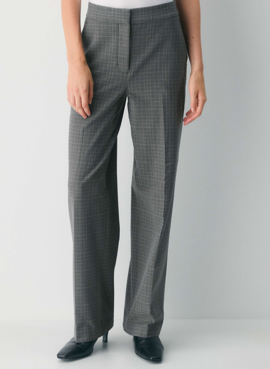 pantalonii limitless - twill sanford chk h chrn tp