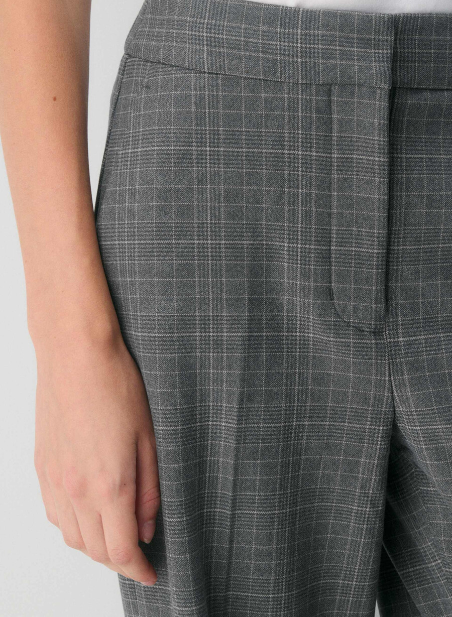 pantalonii limitless - twill sanford chk h chrn tp