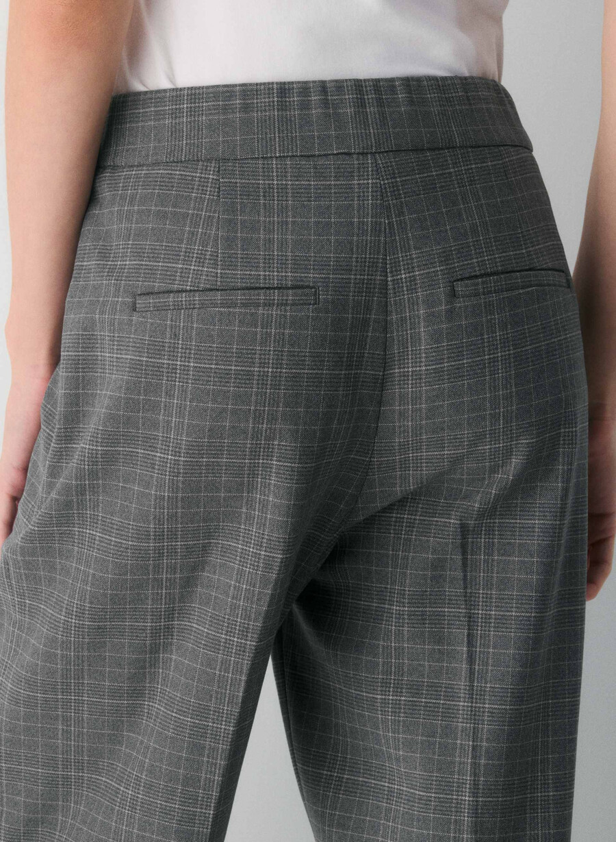 pantalonii limitless - twill sanford chk h chrn tp