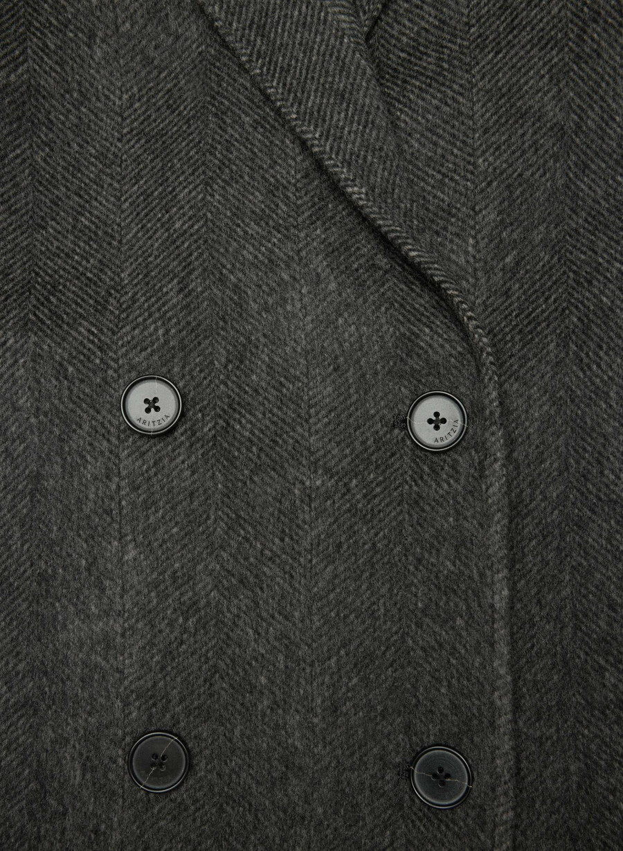 palton dublu the slouch - luxe rewool kent hrgbn h chlhb
