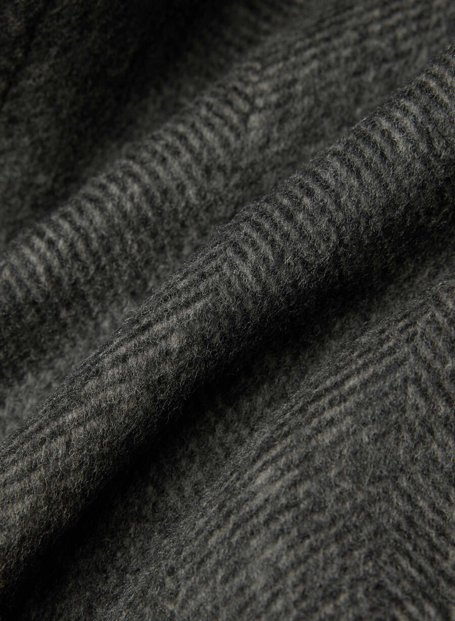 palton dublu the slouch - luxe rewool kent hrgbn h chlhb
