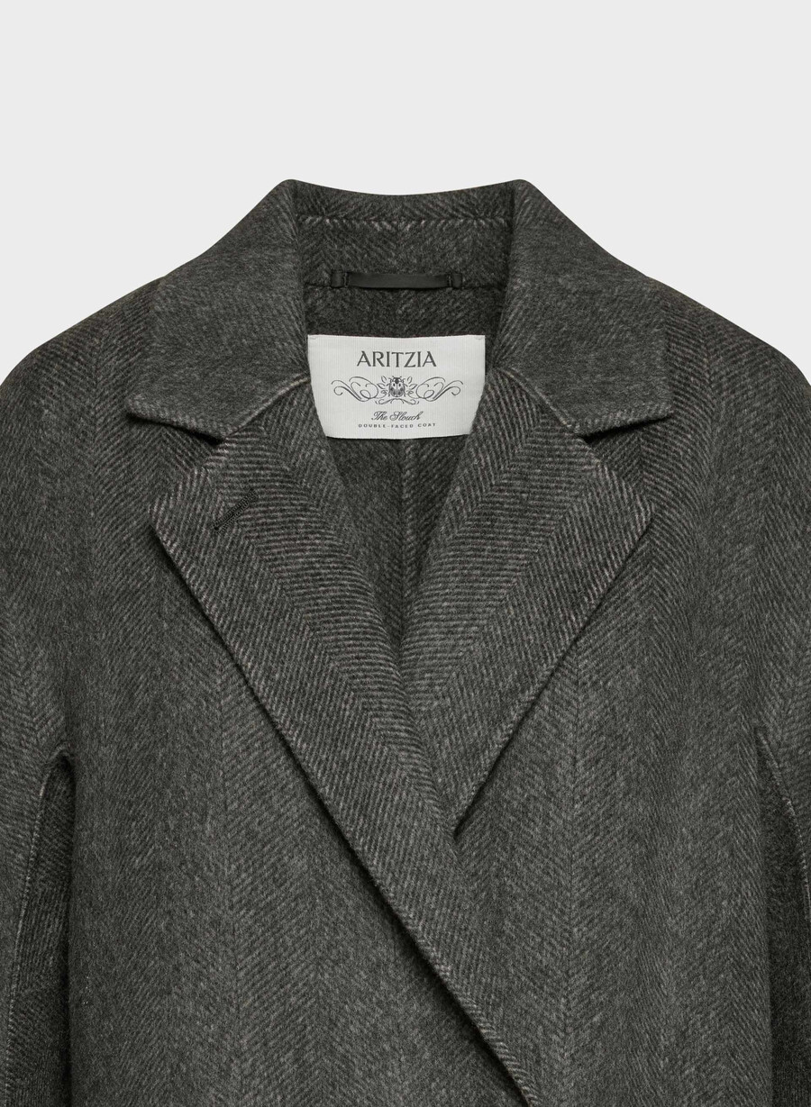 palton dublu the slouch - luxe rewool kent hrgbn h chlhb