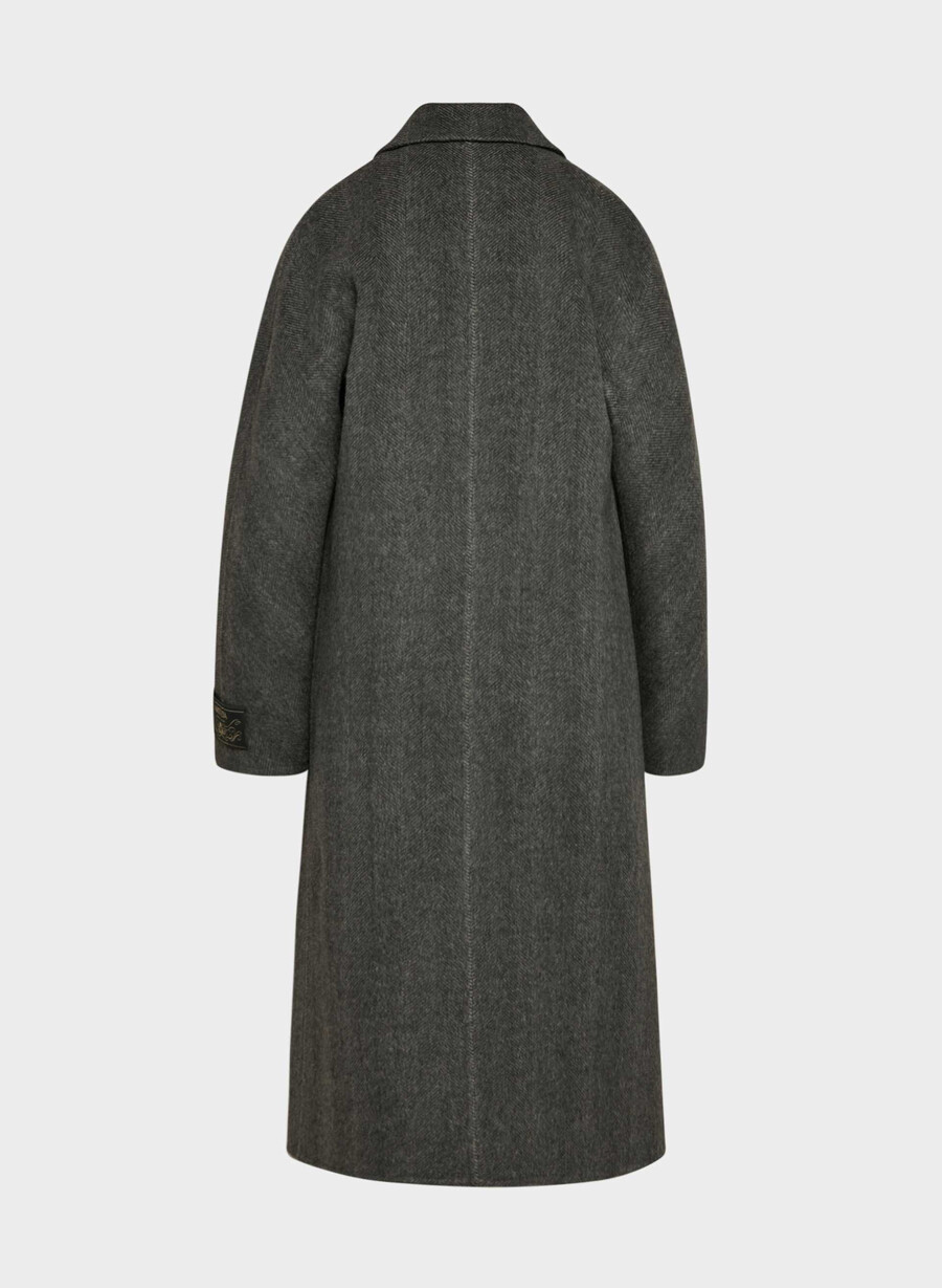 palton dublu the slouch - luxe rewool kent hrgbn h chlhb