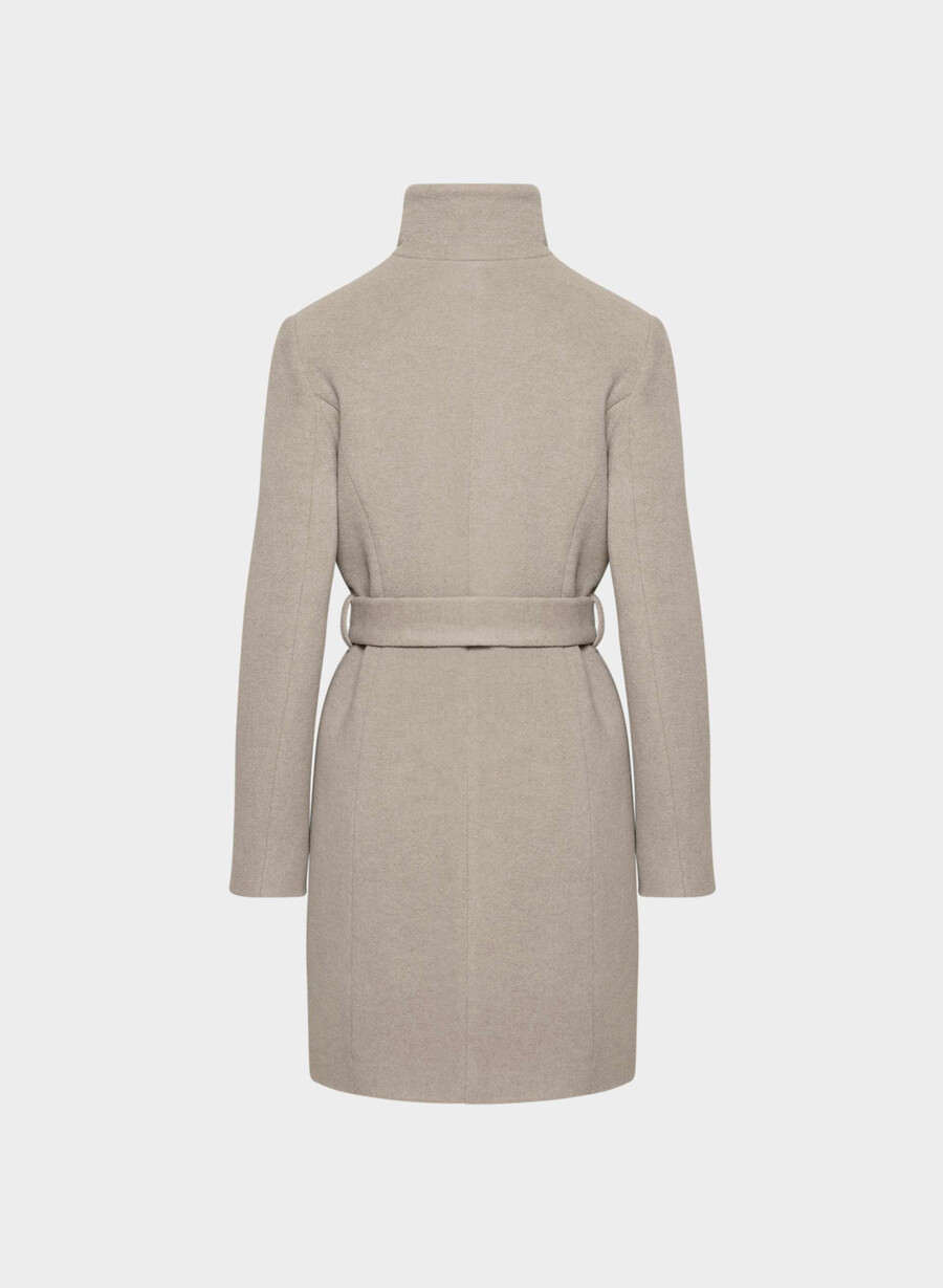 paltonul connor - lână moale cașmir culoare heather warm taupe