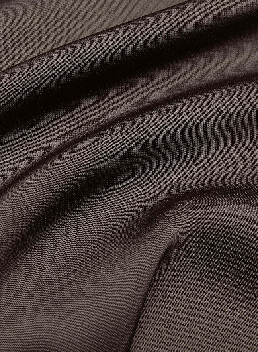 pantalonii lodge - satin maro mocha rich
