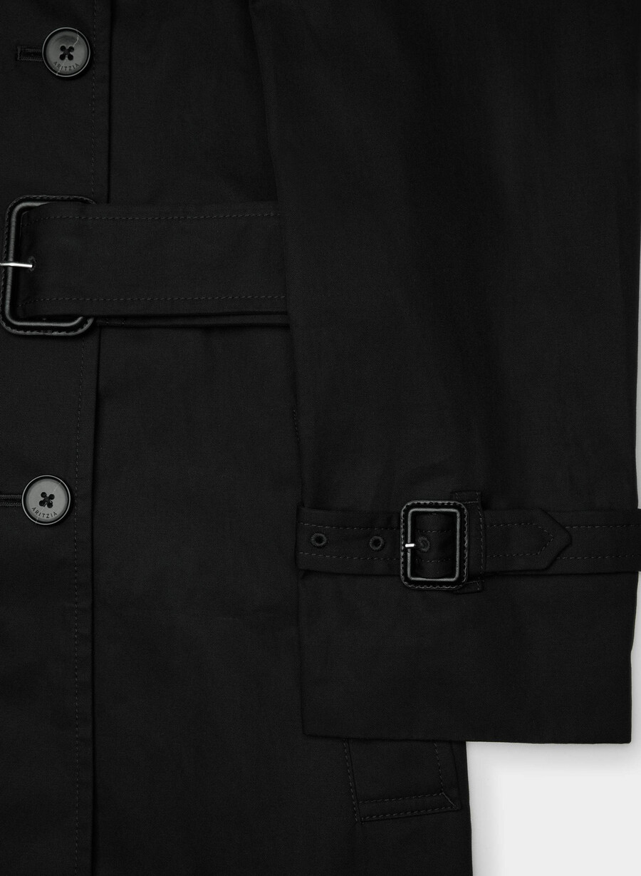 trench the finch - city twill negru