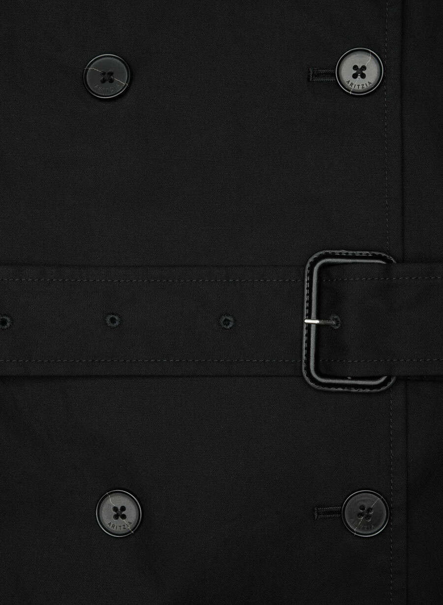 trench the finch - city twill negru