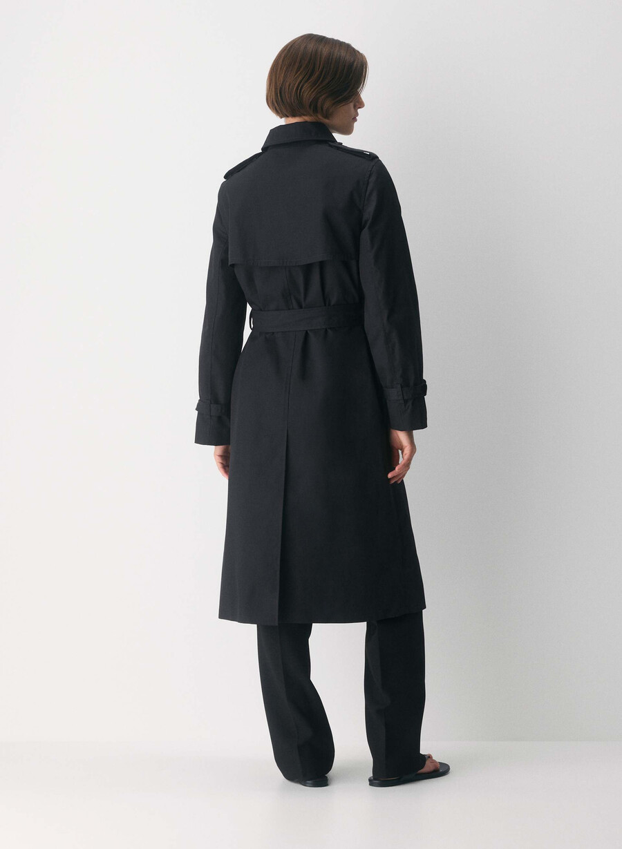 trench the finch - city twill negru