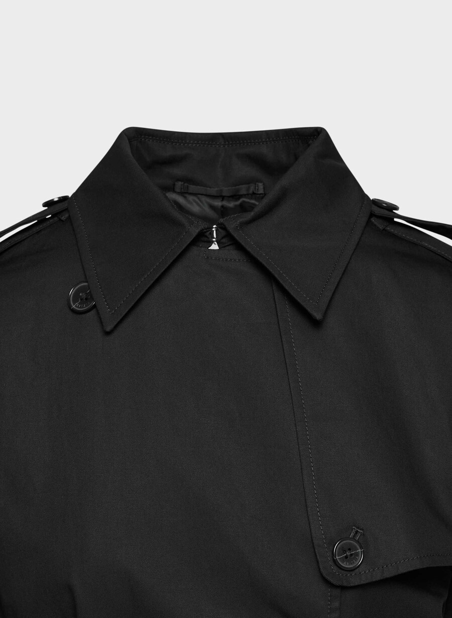 trench the finch - city twill negru
