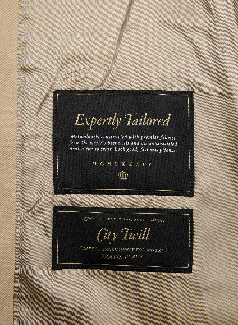 trench finch - city twill wicker tar