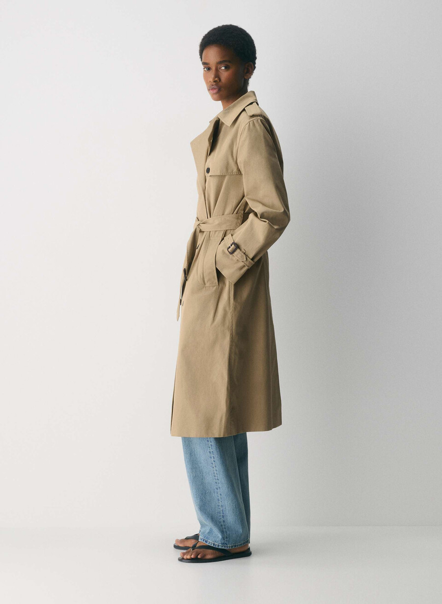 trench finch - city twill wicker tar