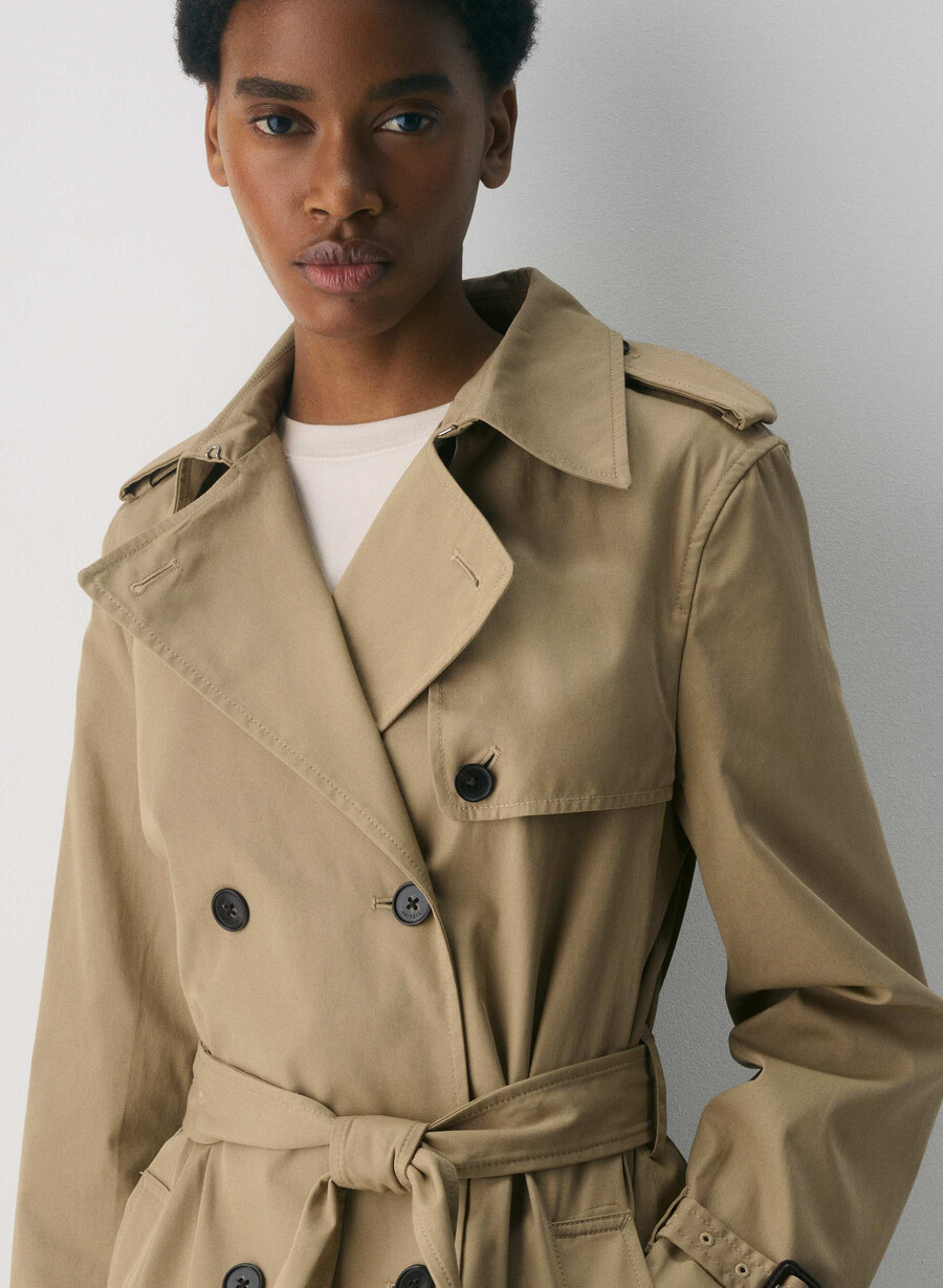 trench finch - city twill wicker tar