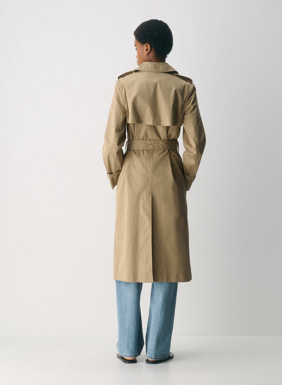 trench finch - city twill wicker tar