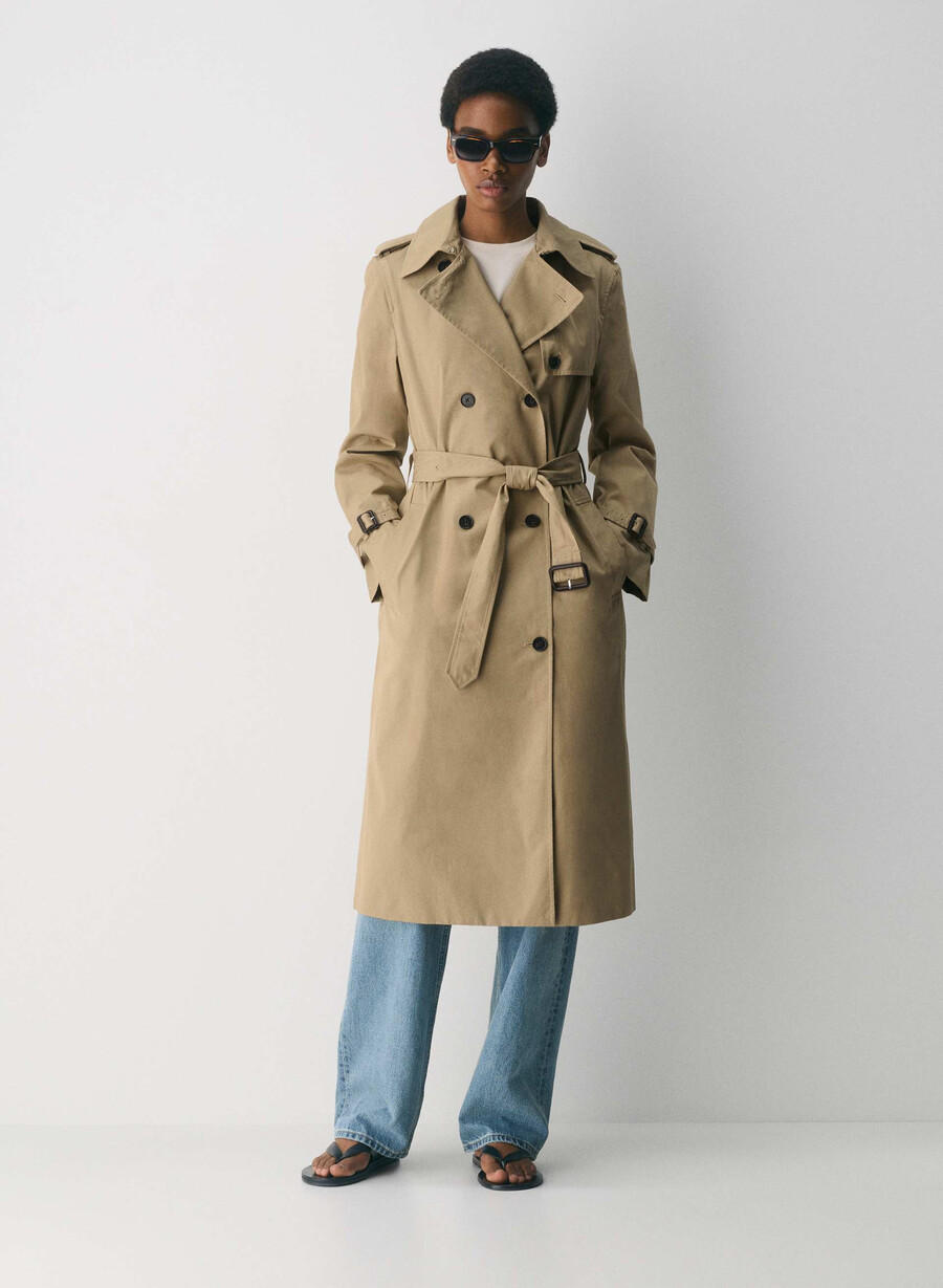 trench finch - city twill wicker tar
