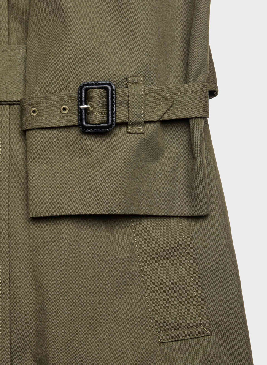 trench the finch mid - city twill atlas olive