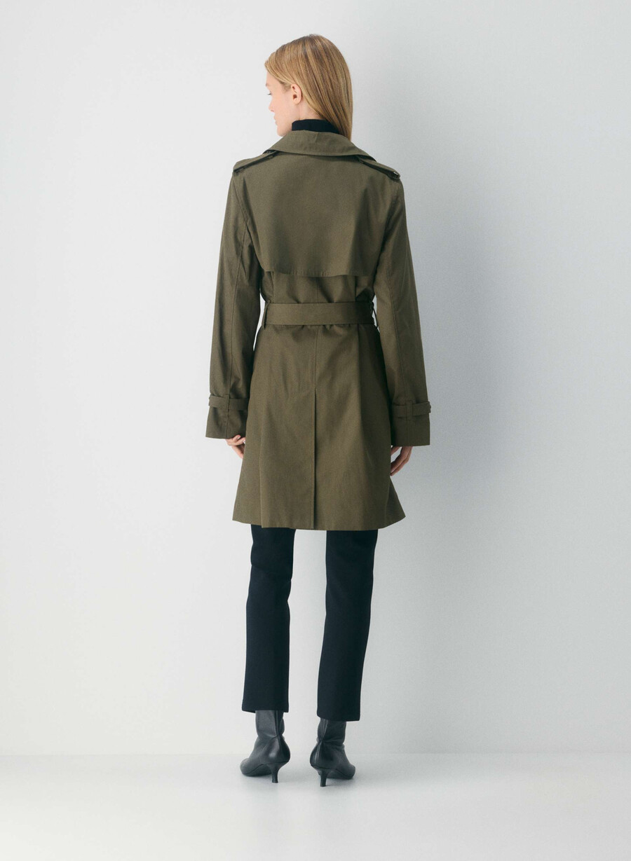 trench the finch mid - city twill atlas olive