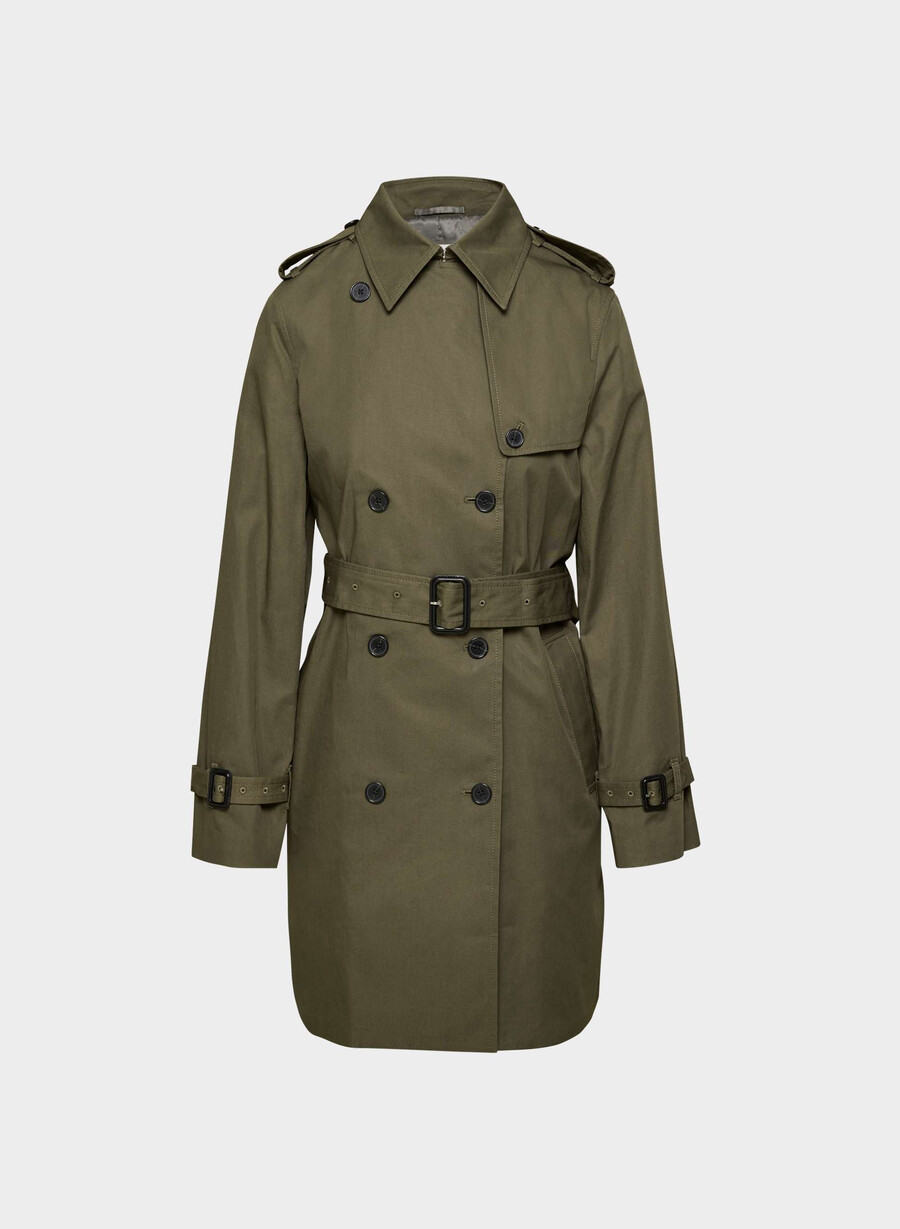 trench the finch mid - city twill atlas olive