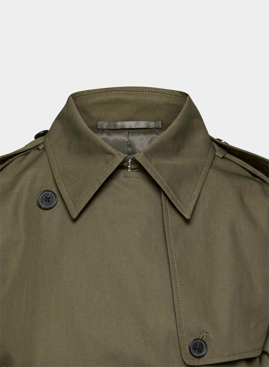 trench the finch mid - city twill atlas olive