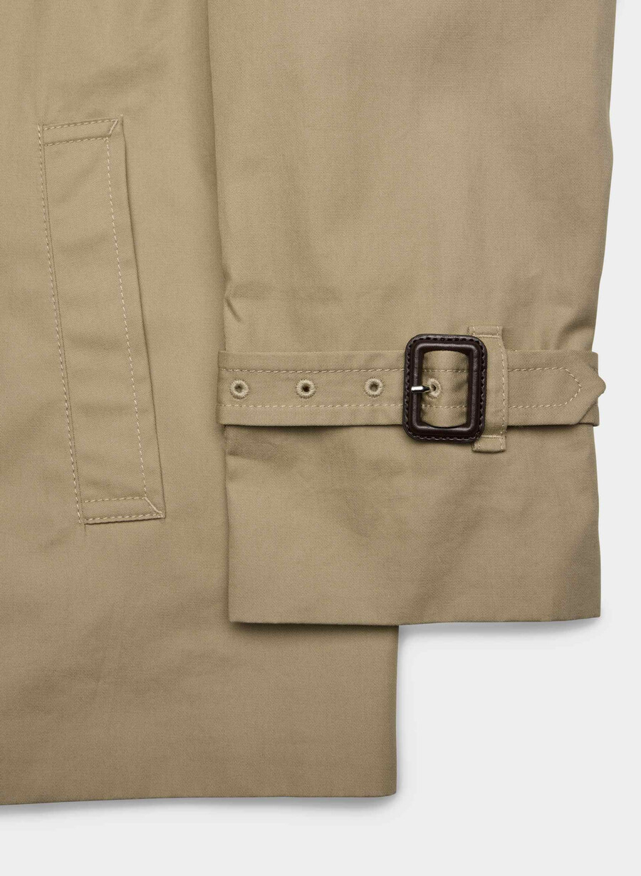 trench esquire - city twill wicker tar