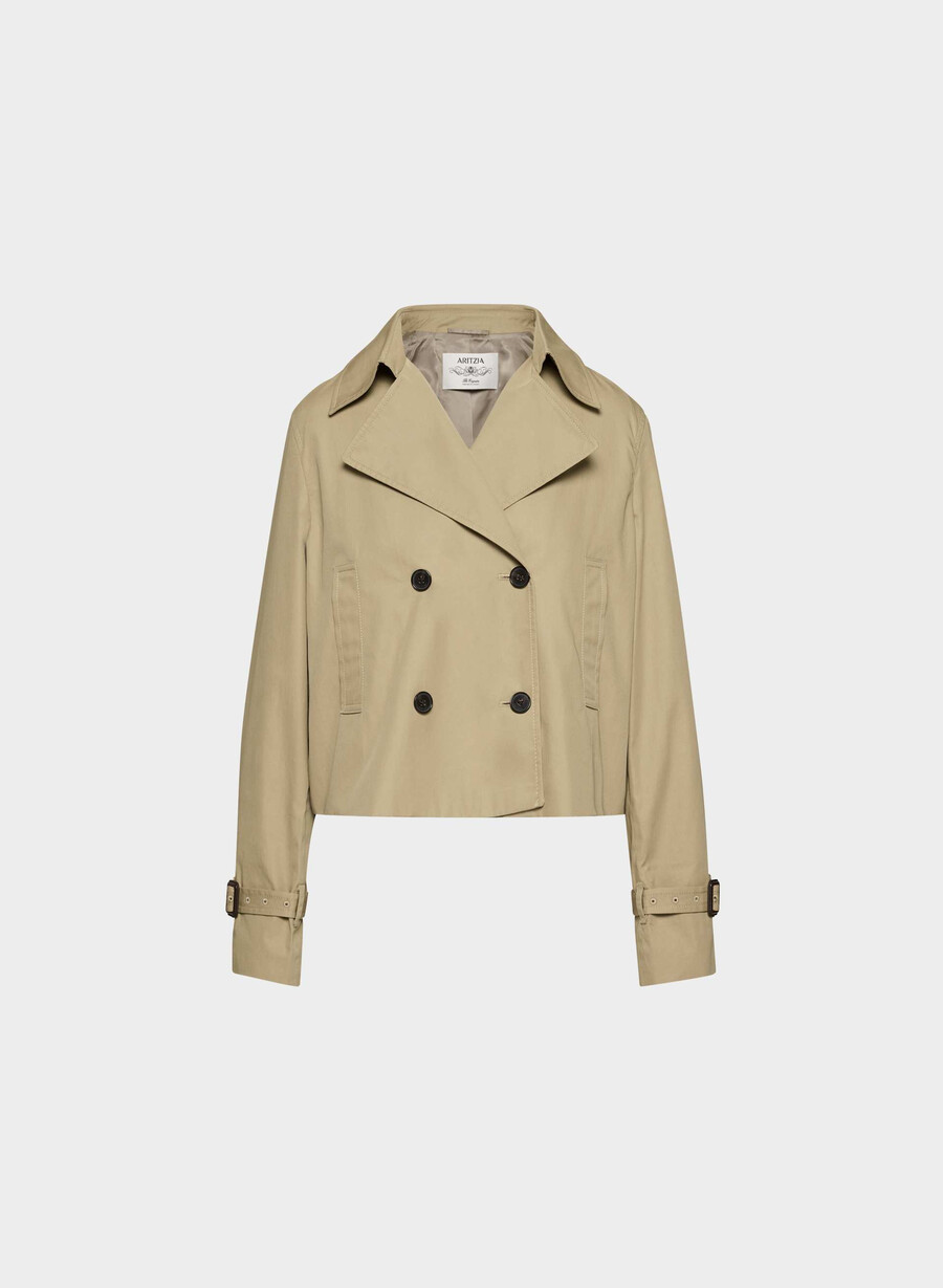 trench esquire - city twill wicker tar