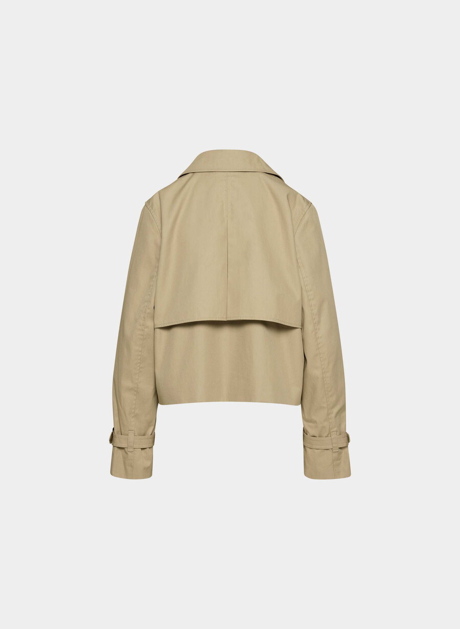 trench esquire - city twill wicker tar