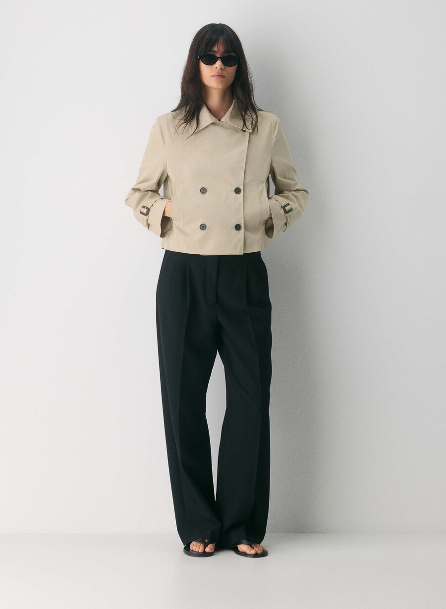 trench esquire - city twill marcona beige