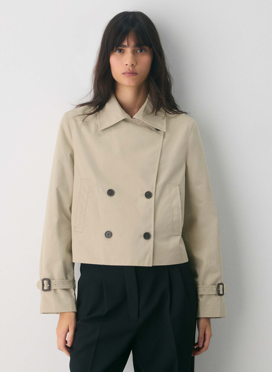 trench esquire - city twill marcona beige