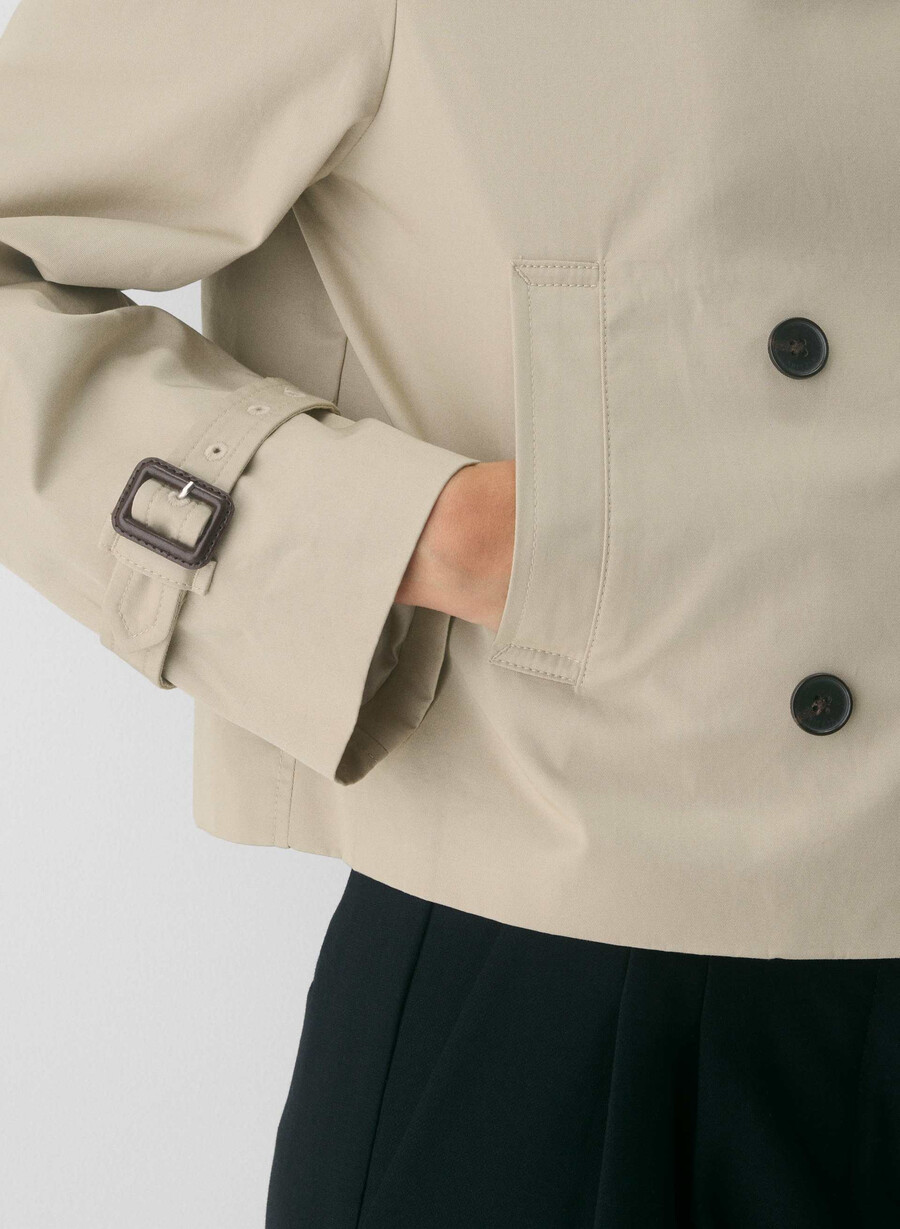 trench esquire - city twill marcona beige