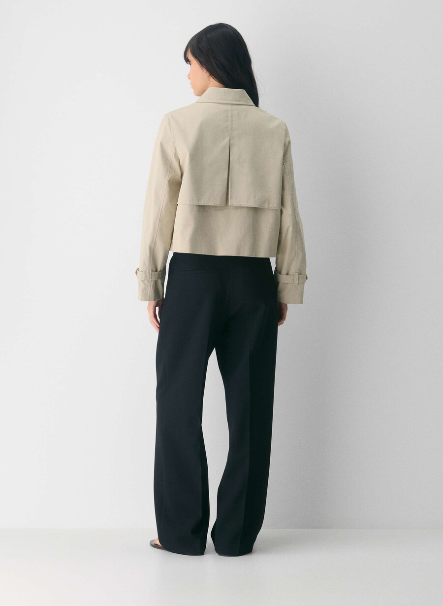 trench esquire - city twill marcona beige