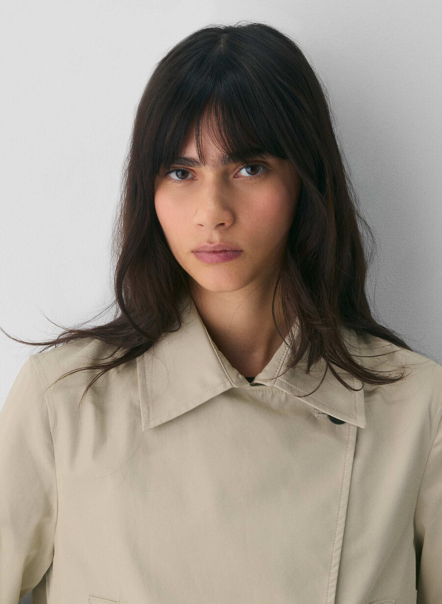 trench esquire - city twill marcona beige