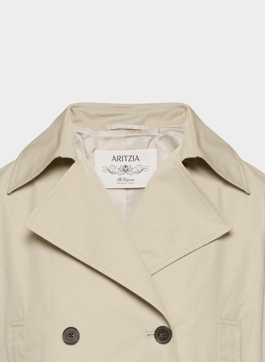trench esquire - city twill marcona beige