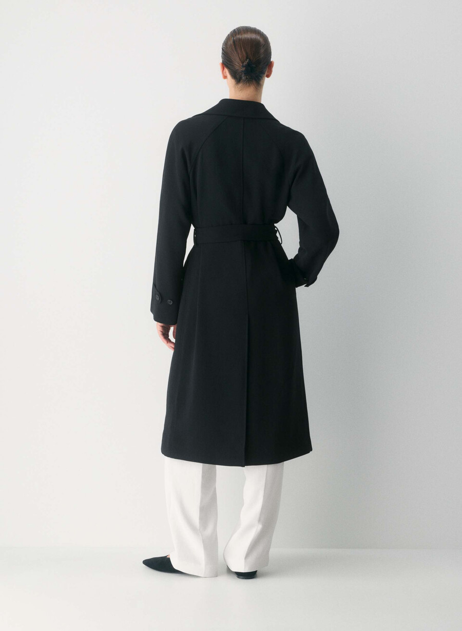 trench splendor - crepette negru