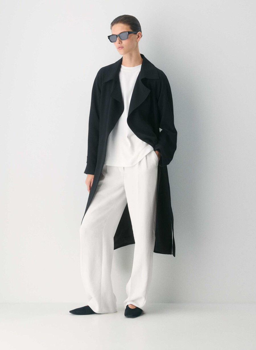 trench splendor - crepette negru