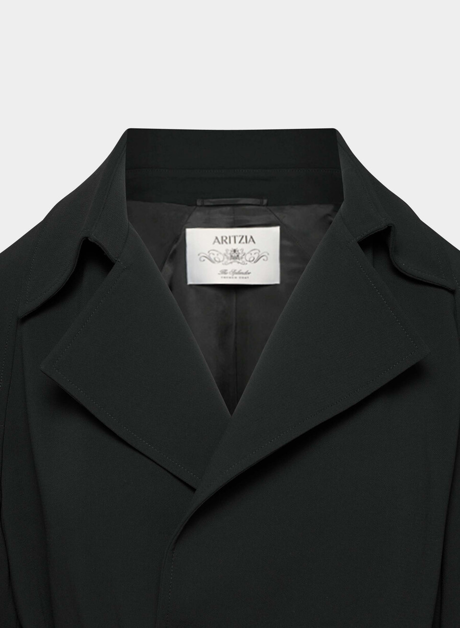 trench splendor - crepette negru