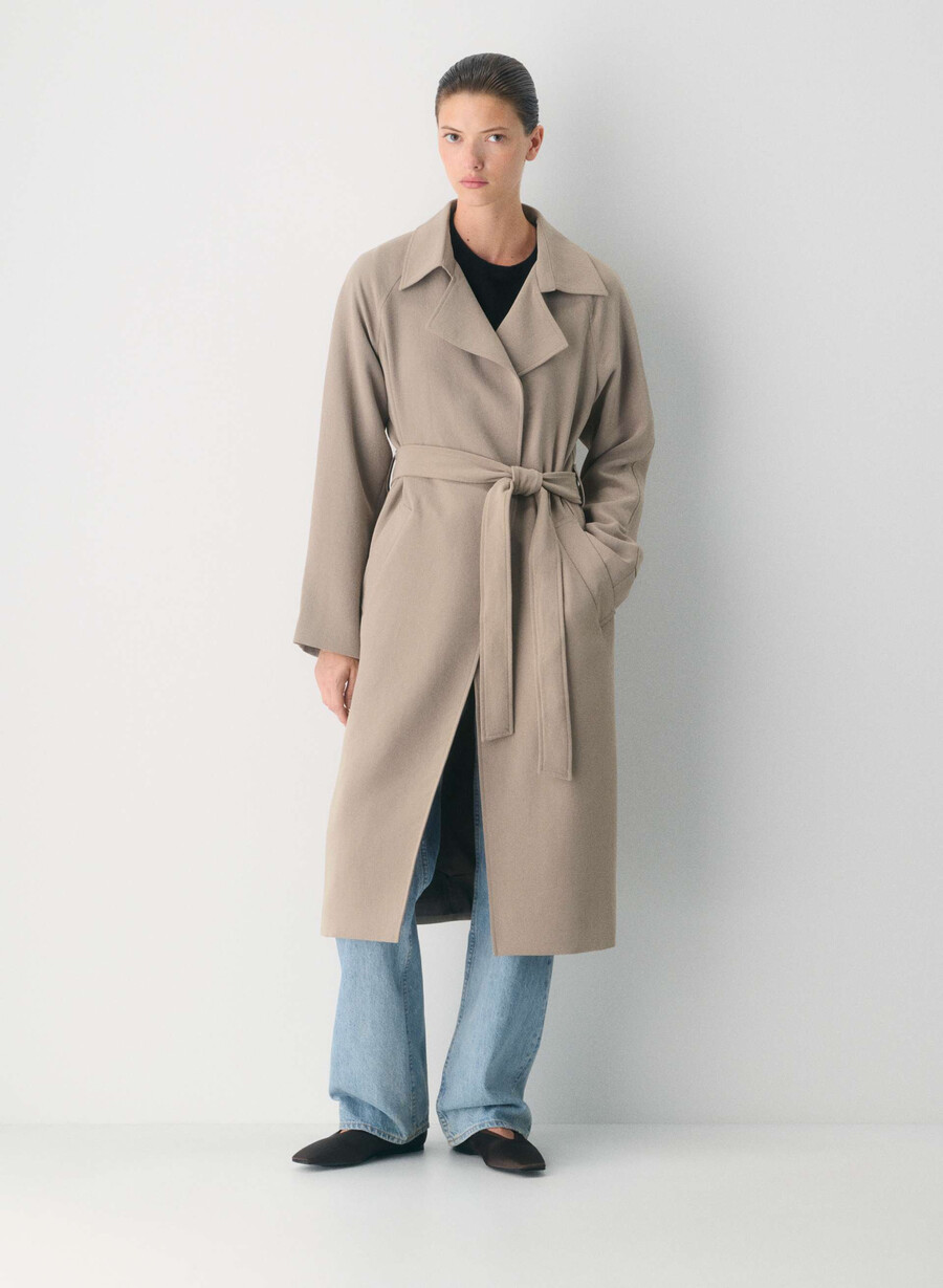 trench splendor - crepette nomad taupe