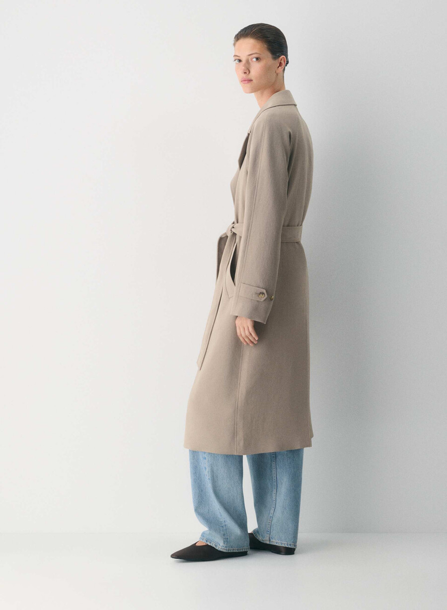 trench splendor - crepette nomad taupe