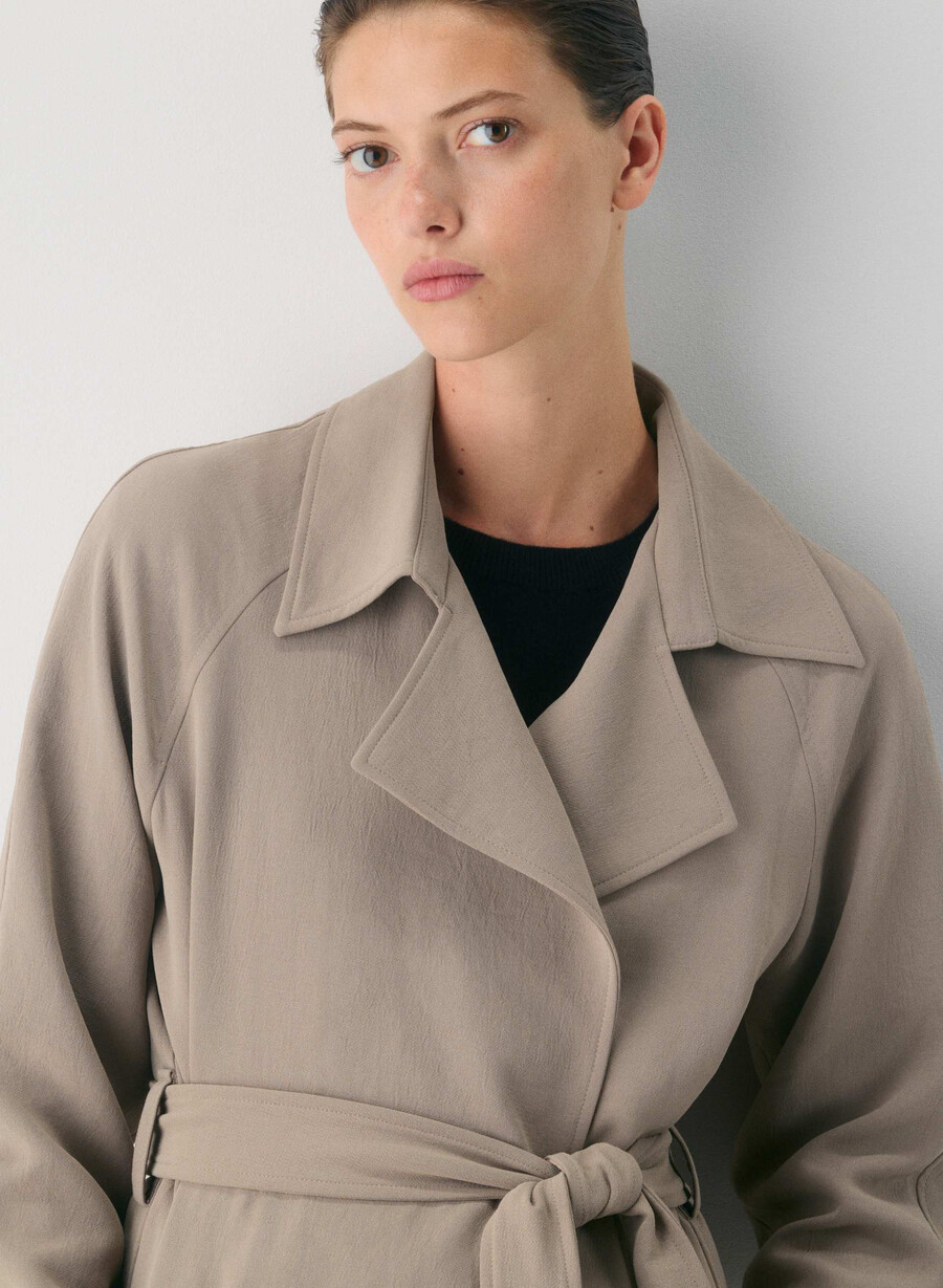 trench splendor - crepette nomad taupe