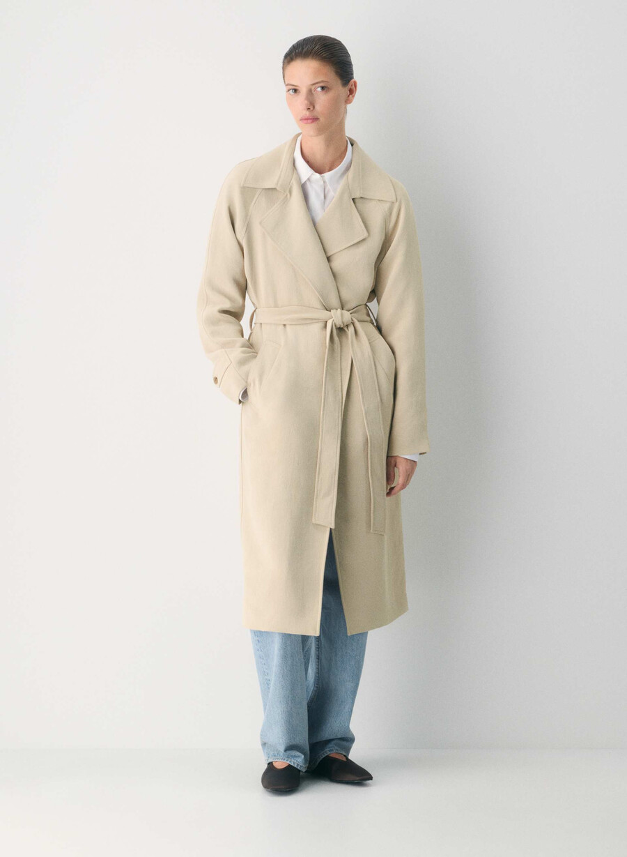trench splendor - crepette marcona beige