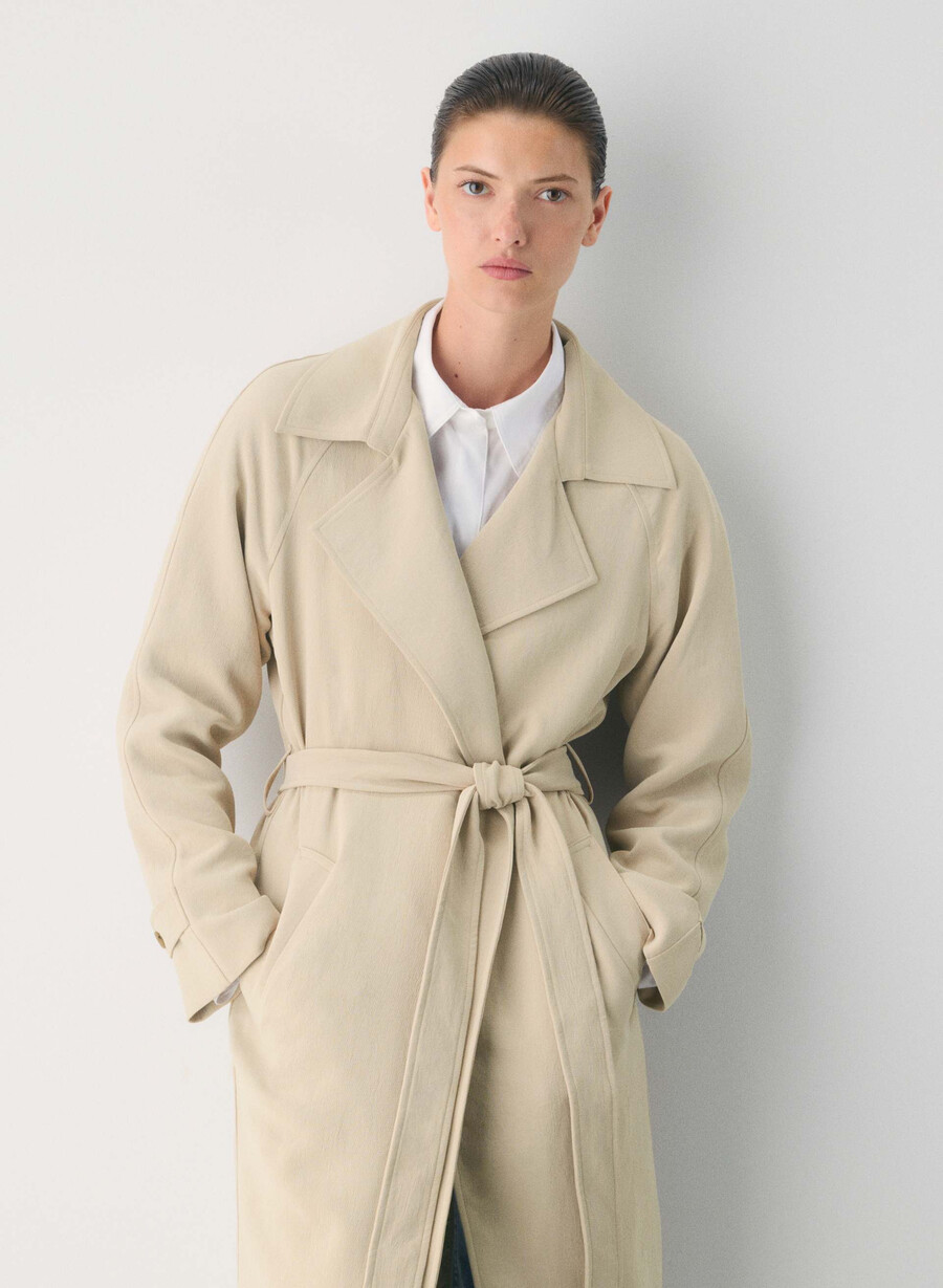 trench splendor - crepette marcona beige