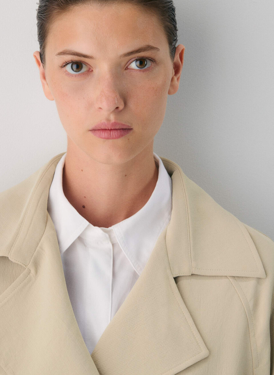trench splendor - crepette marcona beige