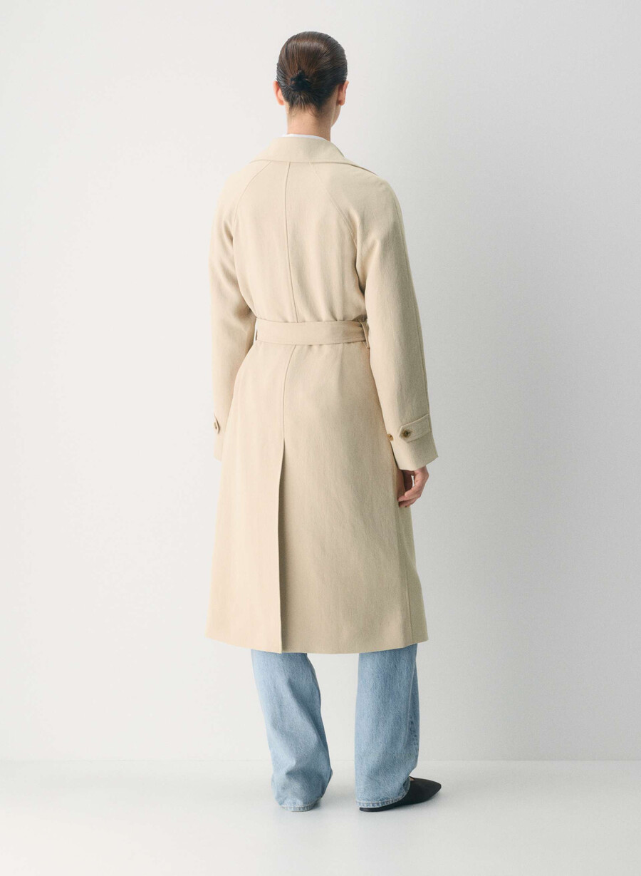 trench splendor - crepette marcona beige