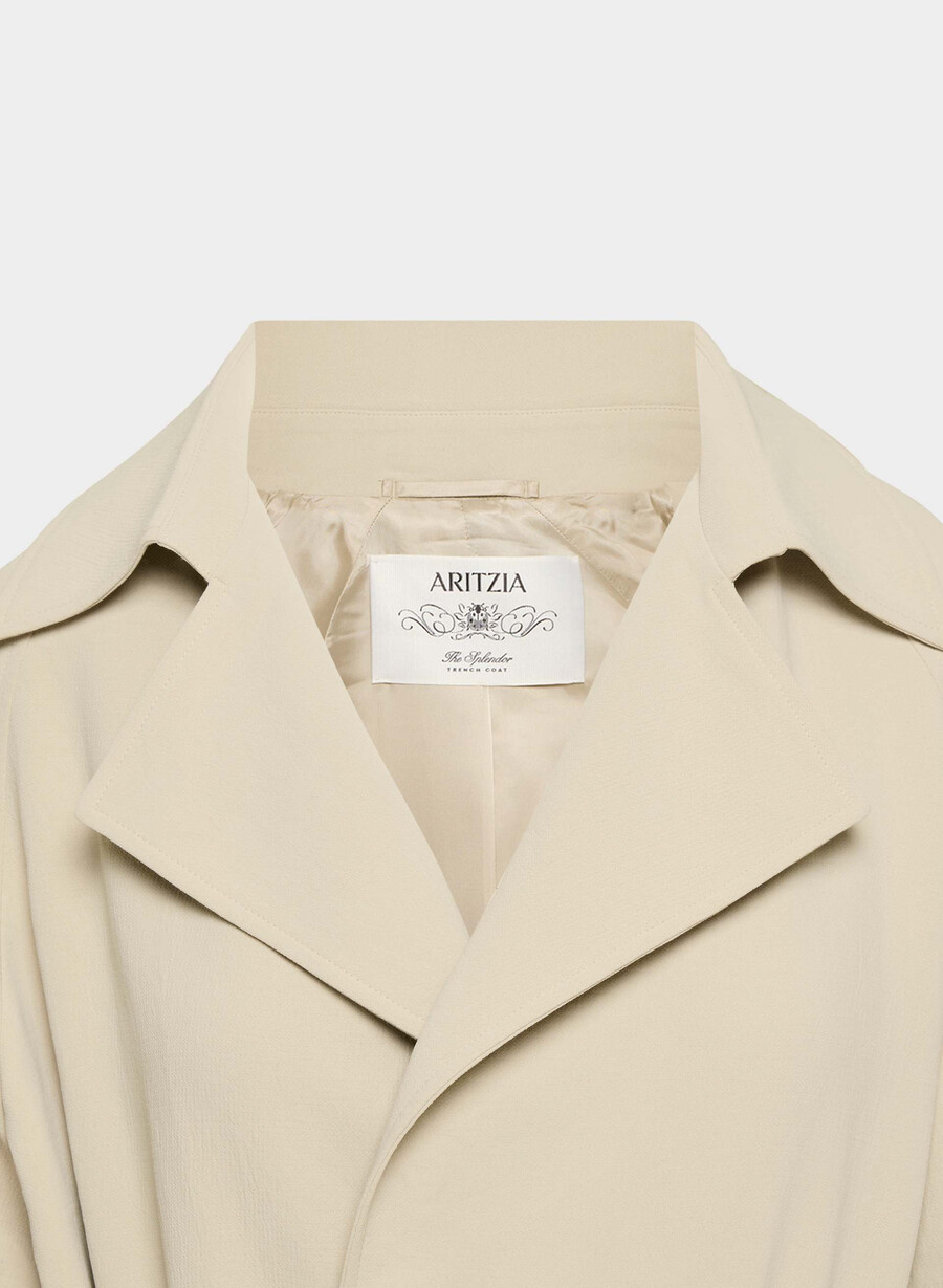 trench splendor - crepette marcona beige