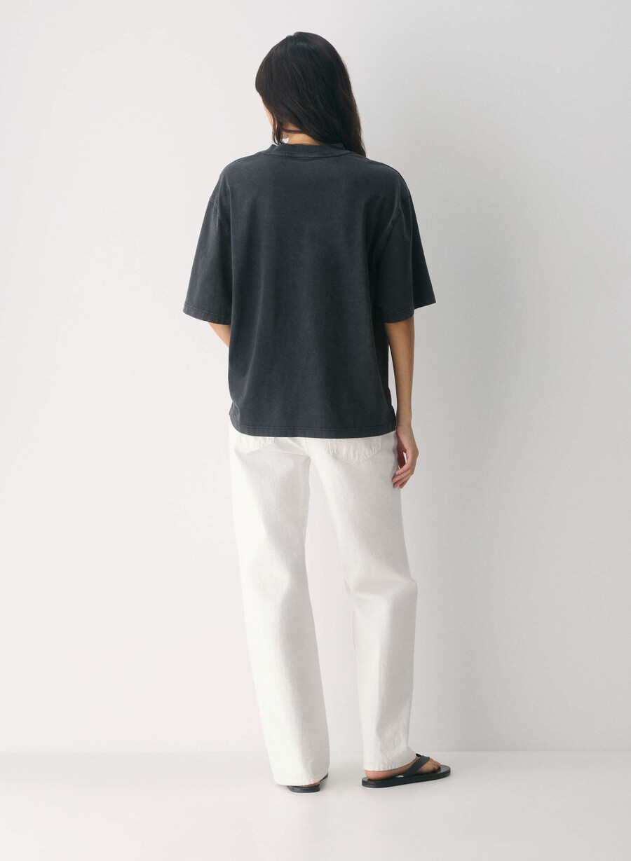 tricou soft feels clubhouse negru locuit În