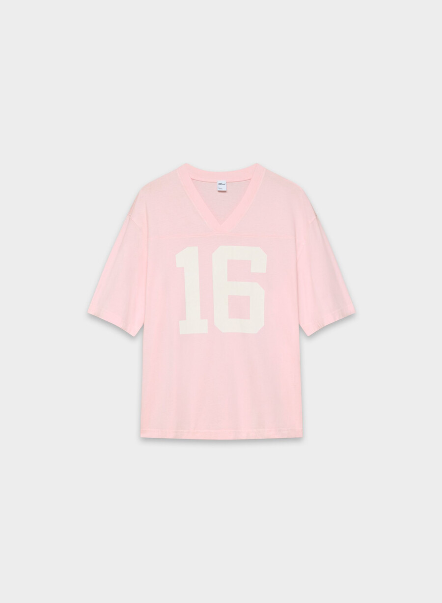 tricou soft feels clubhouse lvd-in vlla roz alb