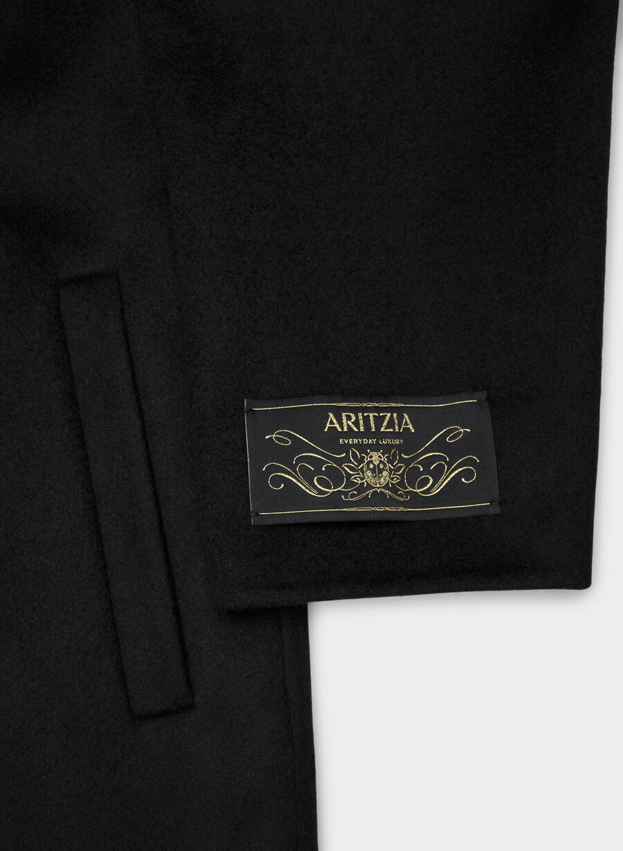 singura haină cu două fețe - luxe rewool black