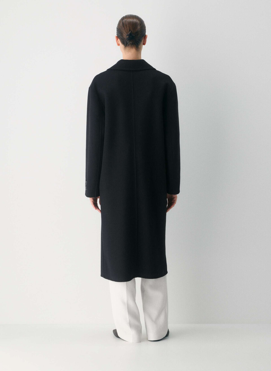 singura haină cu două fețe - luxe rewool black